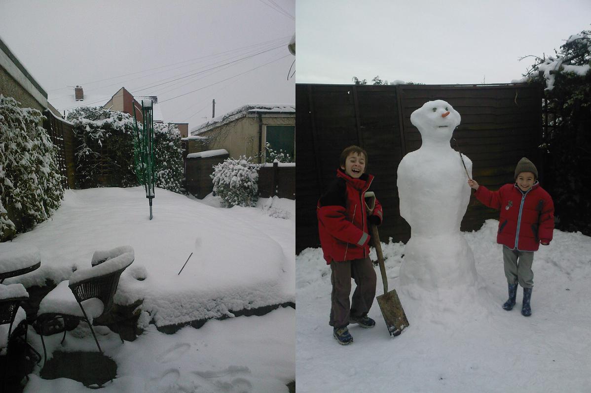 Snow in Swindon, February 2009
